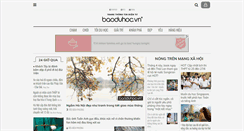 Desktop Screenshot of baoduhoc.vn